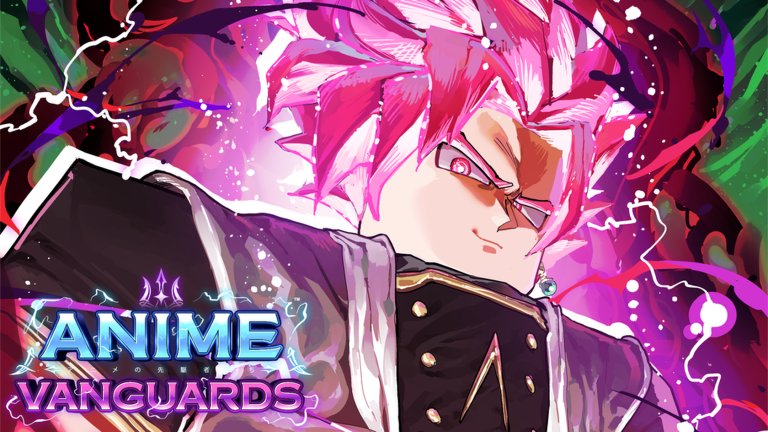 Official Anime Vanguards promotional illustration of a pink-haired character